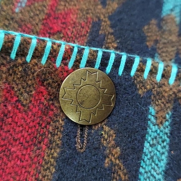 Outback Trading Co. Aztec Colorful Patterned Jacket Blazer - Picture 4 of 7